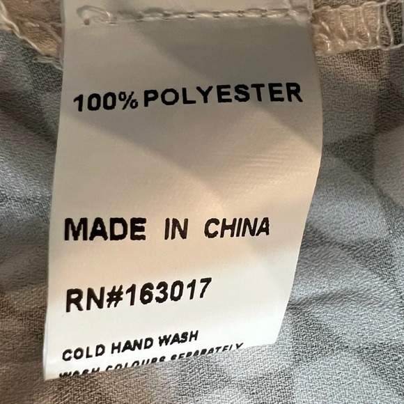 Princess Polly Brown & Cream Checkered Pull on Pants. Size 8. NWT. - Picture 9 of 11